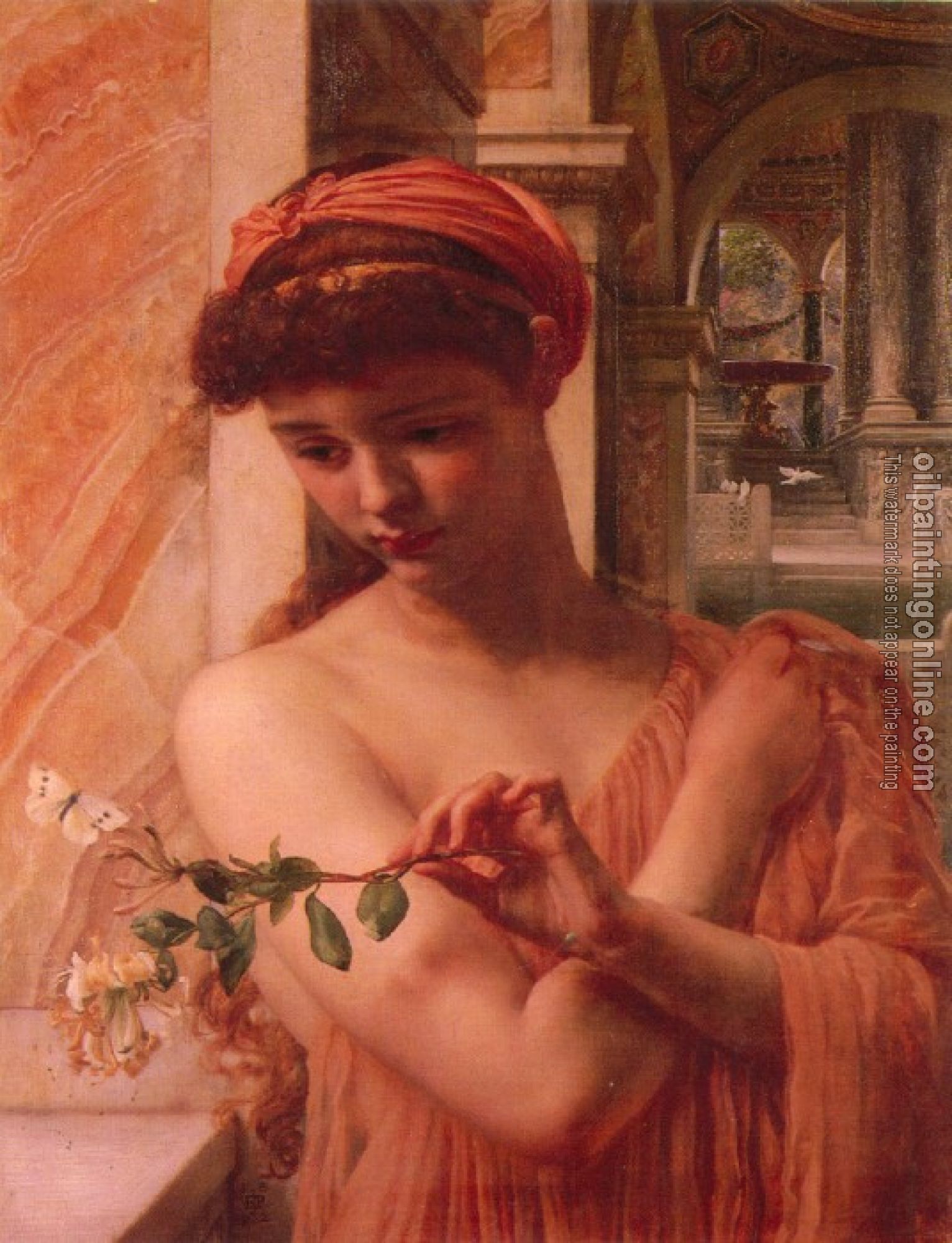 Sir Edward John Poynter - Psyche in the temple